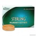 Alliance Rubber 24335 Sterling Rubber Bands Size #33 1 lb Box Contains Approx. 850 Bands (3 1/2 x 1/8 Natural Crepe) - B001CXWP9S