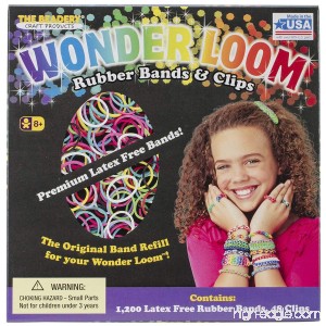 Beadery Wonder Loom Rubber Bands And Clips Refill Set - B00JFZW7GG