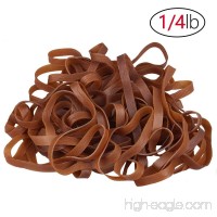 Big Rubber Bands Size:7.9 x 0.4In 1/4 lb  Natural  for School  Home Or Office - B07CBNH2YV
