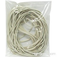 Extra Large 8 Inch White Big Postal Rubber Band - Pack of 30 Pieces - B01IVDXJ0A