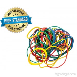 Get Organized 1/2 lb Pack of Colorful Rubber Bands - Assorted Dimensions Multi Color Variety- Ideal for Tye Dye - By - B072QRHXFX