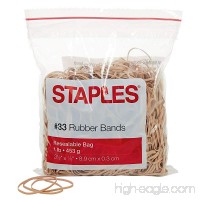 Staples Economy Rubber Bands  Size #33 - 3-1/2 x 1/8-inches  1 pound bag - B01N04ZCCC