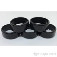 Vape Rings 5 pack Silicone Bands Solid Color for RDA  RTA  Tanks  and Mods (Black) - B0759VW6LS