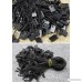950pcs Hang Tag Polyester String Snap Lock Pin Loop Fastener Hook Ties Easy and Fast to Attach 7 Inch Long Block (Black) - B06XF4RTK1
