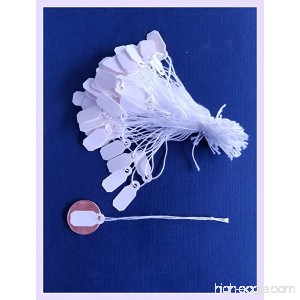 White Tear Proof Plastic String Price Jewelry Tags 1x2cm (300 Pcs) - B00FF0BOP0
