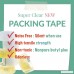 [6Rolls 2 x 110yards] -NO NOISE- (Super Clear) Quiet Packing Tape for Moving Packaging Shipping Office & Storage - B07198QMSC