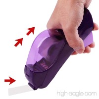 Baumgartens Handheld Tape Dispenser Includes 1 Roll of Tape Free 2 Different Tape Sizes 19mm 12mm Wide .05 to .07 Thick Scotch Automatic Gift Wrapping Scrapbooking Mailing Envelopes Purple (20314) - B01N12YEB1
