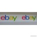 eBay Branded BOPP 2-mil Packaging Shipping Tape Pack of (4) 75'x2” Rolls - B07BPM6527