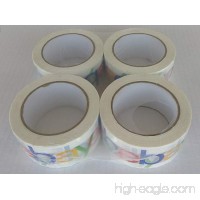 eBay Branded BOPP 2-mil Packaging Shipping Tape  Pack of (4) 75'x2” Rolls - B07BPM6527