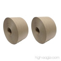 (Pack of 2 Rolls) 2.75" X 375'  Reinforced Gummed Kraft Paper Tape  for Sealing and Packaging  2.75 Inches X 375 Feet *Commercial Quality* #233 - B009YZ832E