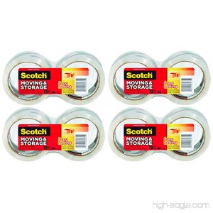 Scotch Long Lasting Moving & Storage Packaging Tape 1.88 Inches x 54.6 Yards 8 Rolls (3650) - B00X5Z1ZQA