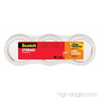 Scotch Long Lasting Storage Packaging Tape  1.88 Inches x 38.2 Yards  3 Pack (3650S-3) - B000M52Z60