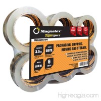 Tapexpert Premium Packing Tape Thicker  Tougher 3.0Mil. Crystal Clear Packaging Tape. 6 Rolls with Longer 60 Yards Each. Not Found in Stores. Resists Splitting  Tearing. Postal Approved - B0777KFJ1M