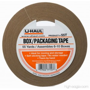 U-Haul Packaging Tape 1-3/4 X 55 Yards (One Roll) - B006ZN1J4W
