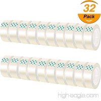 Hestya Transparent Adhesive Tape Clear Tape Invisible Packing Tape for Office School and Home  Each Roll 3/4 x 1200 inches (32) - B07DS7345C