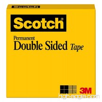 Scotch Brand Double Sided Tape  Narrow Width  1/2 x 900 Inches  Boxed (665) - B00006IF60