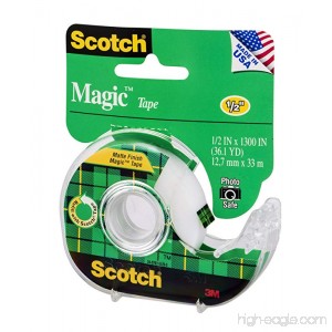Scotch Magic Tape 1/2 X 1300 (36.1 YD) - B00IGH0XHO
