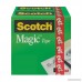Scotch Magic Tape Engineered for Office and Home Use Invisible Versatile Cuts Cleanly Standard Width 3/4 x 1000 Inches 2-Pack (810-2PK-TB) - B002VPDKSG