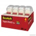 Scotch Super-Hold Tape 3/4 in x 650 in 4 Dispensers (4198) - B07CB6F1BB