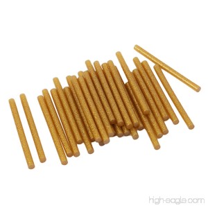 CH 30 Sticks Hot Glue Glitter Adhesive Glue Sticks 7x100mm (Gold) - B078GMM4HQ
