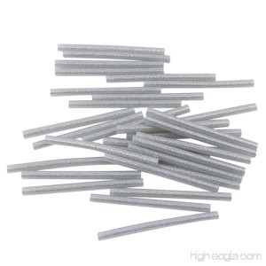 CH 30 Sticks Hot Glue Glitter Adhesive Glue Sticks 7x100mm (Silver) - B078GPJLQH