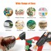 Hot Glue Gun ABOX 60W Mini Heavy Duty Heating Hot Melt Glue Gun with 15pcs Melt Glue Sticks Ideal for School DIY Arts and Crafts Projects Home Quick Repairs - B07F11VYMY