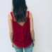 Paymenow Loose Vest Tops for Women Summer V Neck Lace Patchwork Casual Tank Tops Sexy Shirts - B07DC3ZB4X