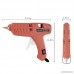 Hot Glue Gun Full Size (Not Mini) 60W Power High Temp Heavy Duty Melt Glue Gun Case Set with 10 Pcs Glue Sticks(0.43'' x 8.7) for Arts & Crafts Use Deco Ration/Gifts (60W-Orange) - B076BCS1KN