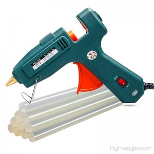 Hot Glue Gun kits 10pcs Glue Sticks High Temperature Melting Glue Gun 60/100W Industrial Glue Gun Flexible Trigger for DIY Small Craft Projects&Sealing and Quick Repairs - B01IR0FBDA