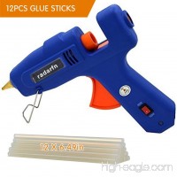 Hot Glue Gun with 12 PCS Glue Gun Sticks Full Size Glue Gun(Not Mini) Tool for DIY Bonding High Temperature Melting Glue Gun 100% Safety（60/100watts Blue ） - B078M6K1JN