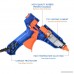 LETS MEETi 60w Hot Glue Gun Safe Fast with Transparent Glue Sticks 15pcs Glue Gun Kit for Arts Crafts Industrial Sealing & Quick Repairs - Blue - B073Z631ZH