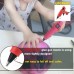 Mini Hot Melt Glue Gun Kit with 30pcs Glue Sticks Holding Stand and Scald-Proof Rubber Nozzle (20 Watts Red) NEWACALOX - B07CQD2MYZ