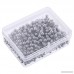 500 Pack Map Push Pins Map Tacks 1/8 Inch Small Size (Silver) - B07DW2BZ6T