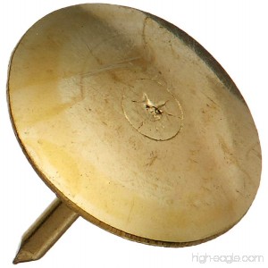 Charles Leonard Thumb Tacks Brass Plated 3/8 Inch Solid Head 100-Pack (80938) - B00290IS7Q