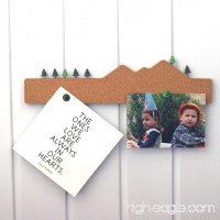 Decorative Cork Bulletin Board and Push Pins Combo  Office or Home Décor  Memo Mountain By Monkey Business - B004BKZV5O