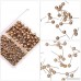 Frienda 300 Pieces Map Tacks Push Pins with Gold Round Head Steel Point for Bulletin Board Fabric Marking 1/ 8 Inch 1/ 4 Inch - B07BN7Y4M8