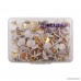 HENREK Push Pins 300pcs 3/8-Inch Plastic Round Head 5/16-Inch Steel Point Thumb Tacks (White) - B01N0Y52P4