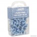 JAM Paper Push Pins - Baby Blue PushPins - 100/Pack - B00TECKWX0
