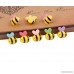 Yalis 24 Pcs Decorative Thumbtacks Colorful Floret and Bees Pushpins for Feature Wall Whiteboard Corkboard Photo Wall - B06XKSC5CS