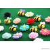 Yalis 24 Pcs Decorative Thumbtacks Colorful Floret and Bees Pushpins for Feature Wall Whiteboard Corkboard Photo Wall - B06XKSC5CS