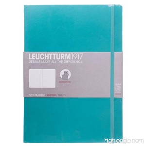Leuchtturm 1917 Soft Cover Composition B5 Notebook 7” x 10” Emerald Dotted / Points - B06XPP3SPX
