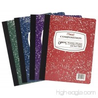Mead Composition Book 4-Pack: 100 sheets  wide ruled  assorted colors (09918) - B01C8PXZ2Y