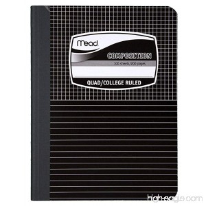 Mead Graph Composition Book Square Deal Black Marble 7.5 x 9.75 Inches (09000) - B00C83F58Y