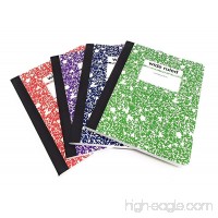 Staples Wide-Rule Composition Book 9-3/4 Inch x 7-1/2 Inch  Assorted Colors (4 Pack) - B00DAGMZE0
