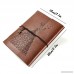 XIUJUAN A5 Leather Notebook and Journal to Write in for Women Refillable Blank Paper Spiral Sketchbook Diary Book for Girls Vintage Graduation Gifts Birthday Anniversary Presents Butterfly Brown - B072SPY4JZ