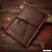 XIUJUAN A5 Leather Notebook and Journal to Write in for Women Refillable Blank Paper Spiral Sketchbook Diary Book for Girls Vintage Graduation Gifts Birthday Anniversary Presents Butterfly Brown - B072SPY4JZ