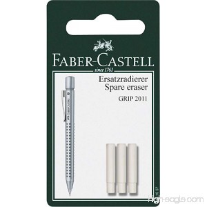 Faber-Castell Spare Eraser for Grip 2011 Pack of 3 Refill - 131597 - B00TOMRE9K