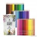 Parrot Premier 72ct Colored Pencils Soft Core Triangular-Shaped Pre-Sharpened for Artists & Adult Coloring Book - B076CPKTJ2