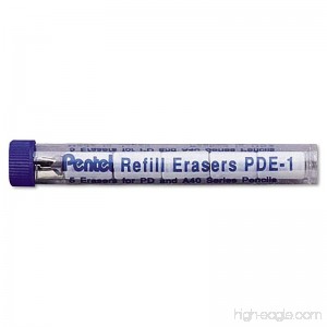 Pentel Eraser Refills PDE1 5/Tube - B01MRMXVBI