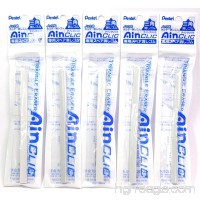 Pentel Stick Type Knock Eraser Refill for AinCLIC (XZER6-1)  ×5 Packs/total 5 Refills(Japan Import) [Komainu-Dou Original Package] - B01MXIE3IK